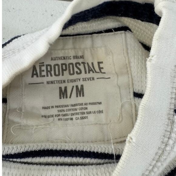 "AEROPOSTALE" 100% Cotton Long Sleeve Shirt Y2K SZ‎ M PLZ READ FINAL SALE!!!! - Picture 6 of 10